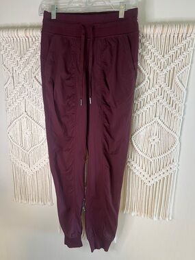 lululemon athletica Women's Maroon Track Joggers